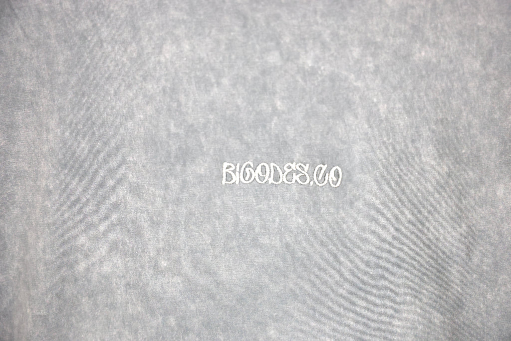 T-Shirt BIGODES - Ash Stone Wash