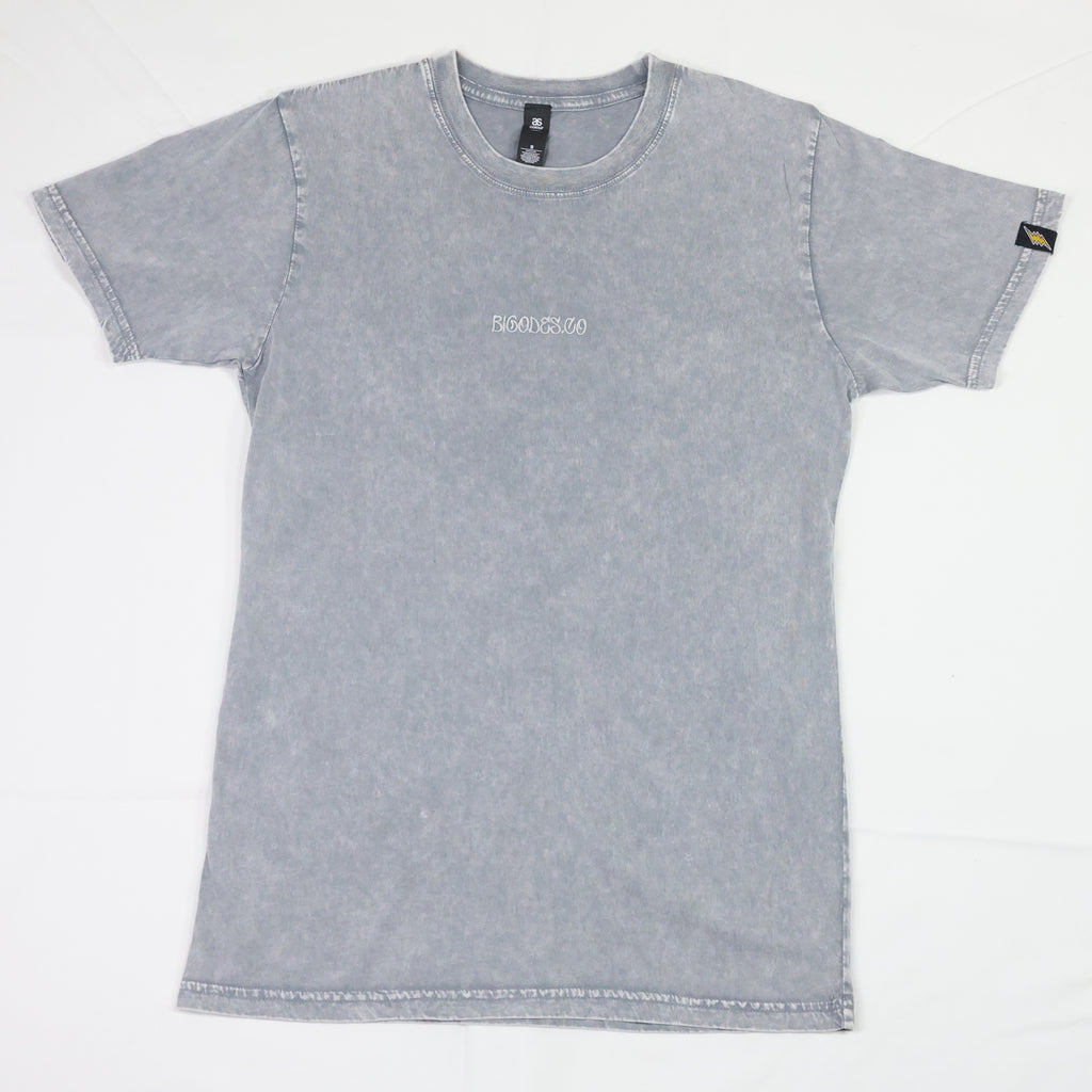 T-Shirt BIGODES - Ash Stone Wash