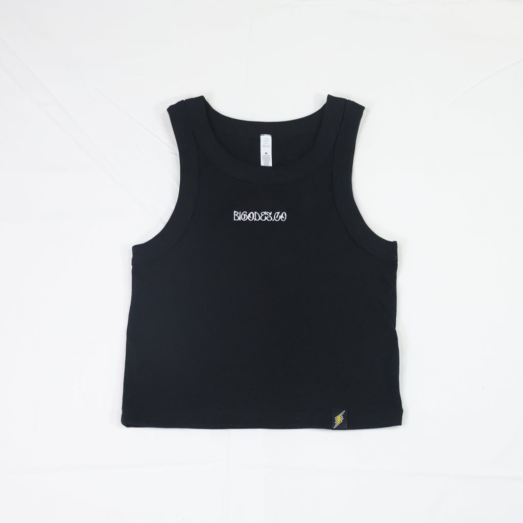 Organic Rib Crop Tank BIGODES - Feminino